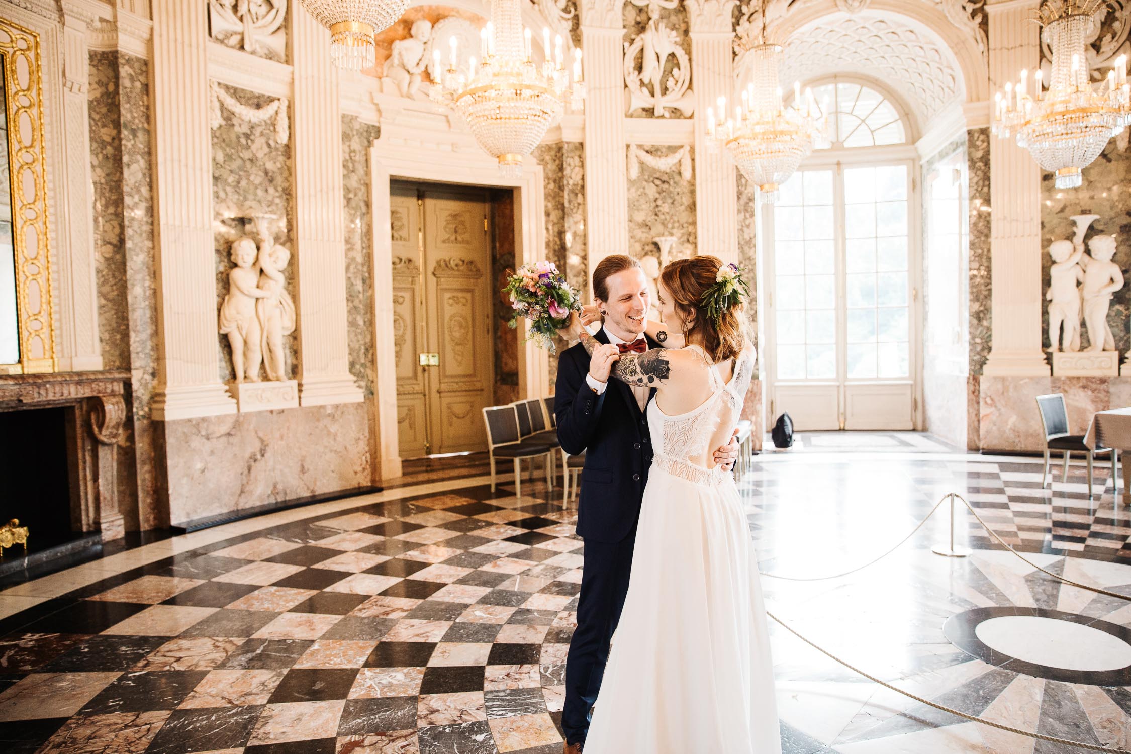 Buschenhofen, Fotografie, Hochzeit, Reportage, Benrath, Düsseldorf, Benrather Schloss, Schloss, Hochzeitsreportage