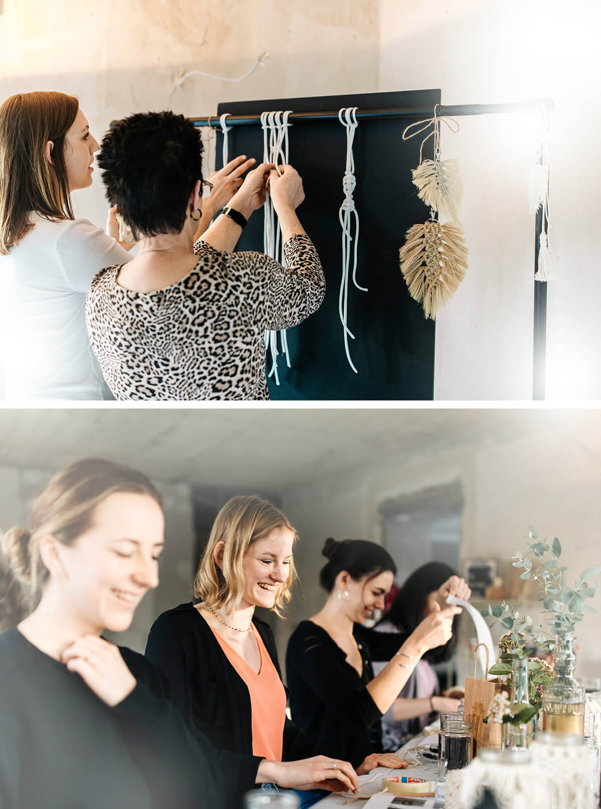 Monheim, Langenfeld, Düsseldorf, Workshop, Makramee, DIY, JGA, Jungesellinnenabschied, Familienzeit
